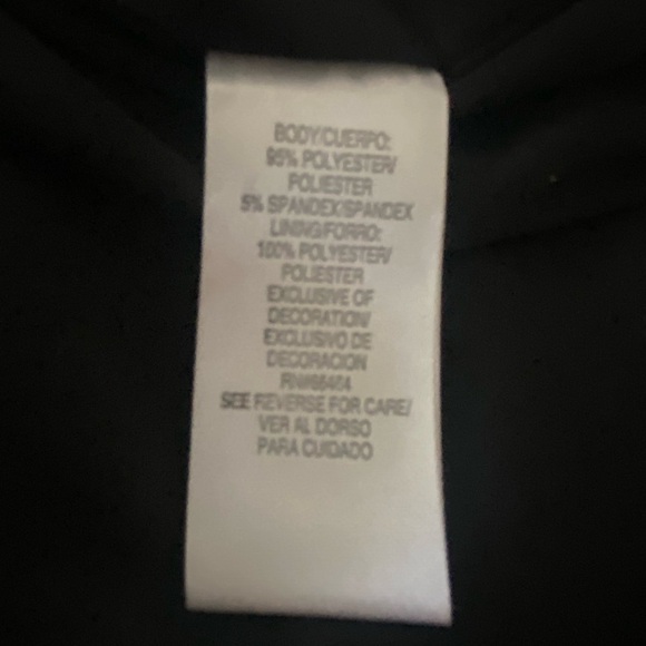 Sandra Darren Black Sleeveless Shift Dress Size 12 NWT Little Black Dress - Picture 7 of 8